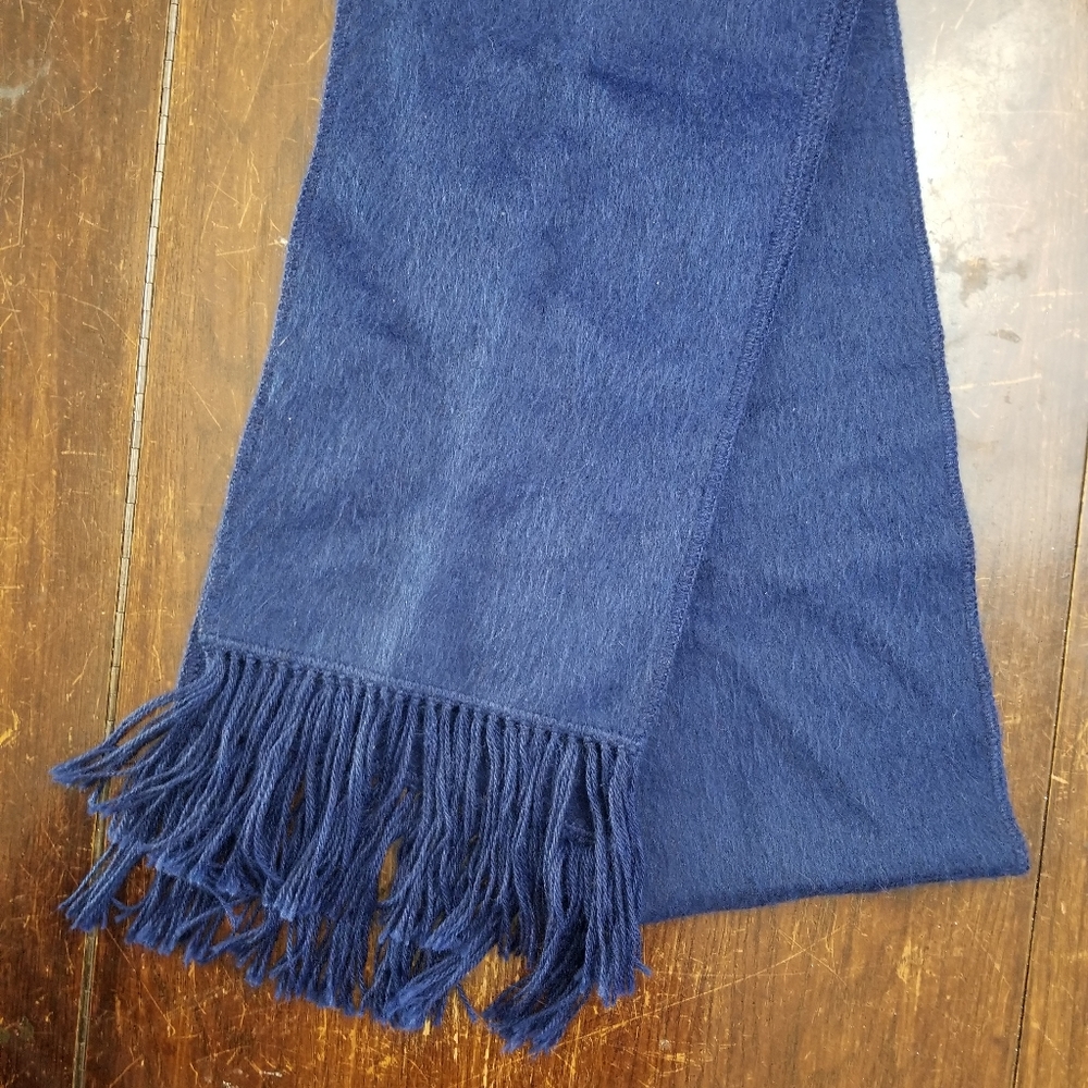 Blue Alpaca Scarf